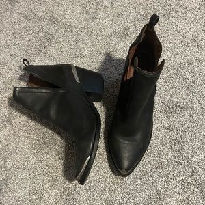 Jeffrey Campbell - Leather Cromwell Booties